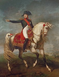 Portrait équestre de Napoléon I (1769-1821) 1810